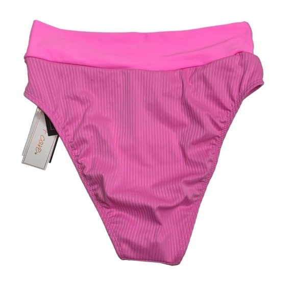 Salt + Cove Not What It Seams Swim Set Bikini Top and Bottoms Peony Pink S New - Picture 11 of 11